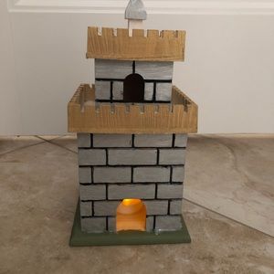 Hand Painted Wooden Castle